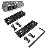 HWZ KEYMOD 専用 オプションレール 5スロット 2 "キーモード ブロック エアガンパーツ マウント レール サバゲー ミリタリー ブラック