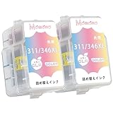 【Momono】BC-310XL BC-311XL BC-345XL BC-346XL 詰め替え 補充インク 1本（1CLR） 互換インク 染料 3色カラー 310 311 345 346 BC-310 BC-311 BC-345 BC-346 互換 インクカートリッジ 大容量 個別包装 増量 説明書付き