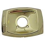 lasco-simpatico 31644pデルタ長方形型シャワーEscutcheonのみのシャワーバルブ、光沢真鍮