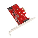 IPOTCH PCI-E エクスプレス 2.0 → NGFF M.2 B キーSSD　 SATAIII 3.0 コンボアダプタコンバータ　最大転送レート6Gbps