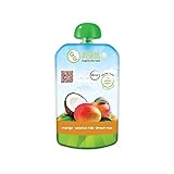 有機マンゴー、ココナッツミルク＆玄米ピューレ140グラム (Goodness Gracious) (x 6) - Goodness Gracious Organic Mango, Coconut Mi