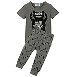 【ノーブランド品】 赤ちゃん 子供服 Tシャツ+パンツ 衣装セット モンスター 4サイズ - 80