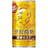 サントリー コーヒーボス 贅沢微糖 185g缶