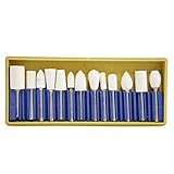 Atoplee 13pcs 1 / 8 "シャンクウールフェルト研磨研磨ホイールビット