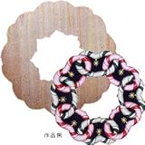 Country Craft カントリークラフト トールペイント土台 『白木 フラワーリース・ミニ B-223』