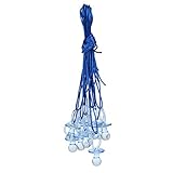 Blesiya 10個入り　大きな　おしゃぶりデザイン　ネックレス　ベビーシャワー　ゲーム賞品　ギフト　全２色 - ブルー