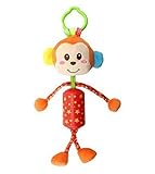 Taurau.C ベビーキッズ 装飾おもちゃカラフル ベビーベッドハンギング　人形　出産　誕生日　プレゼント (サル)