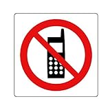 ユニット 室内表示 839-37 携帯電話禁止マーク 2枚組