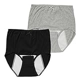 西松屋 [EDM] 2枚組産褥ショーツ（無地・ボーダー） 【M-L・L-LL】　L-LL　無地