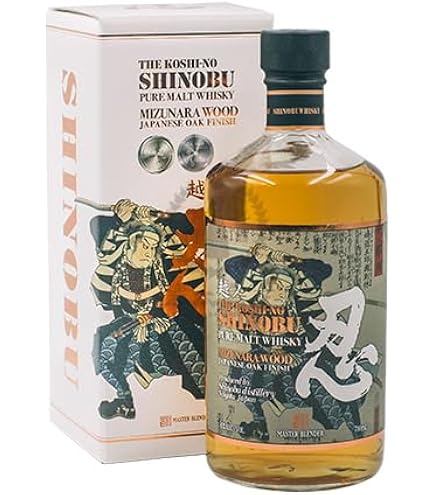 Amazon.co.jp: 越ノ忍 ブレンデッドウイスキー 箱付き 43度 700ml