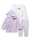 Little Wonders Infant Girlsパープルモンキーパンツクリーパー&パーカージャケットセット カラー: パープル