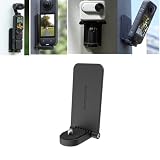 for Insta360 X4 GO 3S用 磁気マウントベース マウントアダプター 卓上スタンド POCKET 3マウントアダプター 強力磁石8個内蔵 角度調整可能 for Insta360 X4 GO 3S磁気ブラケットマグネット吸着 安定性 1/4ネジ X 4ハンドルとして可能 for Insta360 X4 多機能デスクトップベースアクセサリー