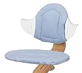 ノミ・ハイチェア クッション ペールブルー&サンド Nomi Highchair Cushion【日本正規代理店】
