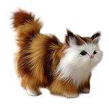猫のぬいぐるみ、リアルなかわいいぬいぐるみ、お部屋のミニぬいぐるみ猫の装飾、シミュレーション猫の誕生日パーティークリスマスギフト