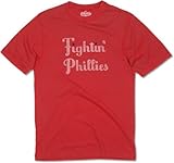 Philidelphia Phillies Fightin ' PhilliesヴィンテージロゴTシャツby赤ジャケット 3L レッド