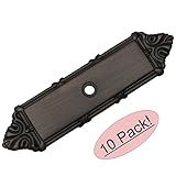 Cosmas 9467orbオイルはブロンズキャビネットハードウェアノブバックプレート/バックプレート – 10パック