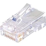 ジェフコム:デンサン モジュラープラグ MJS-808 型式:MJS-808（1セット:25個入）