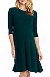 ロージーポープ トップス ワンピース Rosie Pope Tamra Maternity Swing Dress Emerald [並行輸入品]