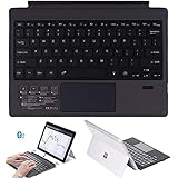 新型Surface pro3/pro4/pro5/pro6/pro7 キーボード タッチパッド搭載 Bluetooth 超薄型 充電式 スマート 多機能 磁気吸着 US英語配列 (Surface Pro3/4/5/6/7(バックライトなし)