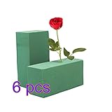 moiitee フローラルフォーム　トビフォーム ✿フラワー資材 　生花用ブリック　花の泥　花屋用品 6個入り 保水性 吸水スピード 硬さ BS287