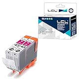 LCL Canon用 キャノン用 BCI-43 BCI-43M （2パック マゼンタ） 互換インクカートリッジ 対応機種：PIXUS Pro-100 Pro-100S