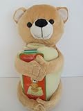 Huggable Friends Brown Bear with matching Fleece Throw size 40 in. x 50 inches by Northpoint Beauifu