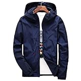 [アーケード] 春 ウィンドブレーカー メンズ レディース 男女兼用 マウンテンパーカー ブルゾン 3XL(日本XLサイズ相当) ネイビー