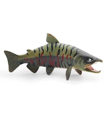 置物　ヤマメ　メス Amazon.co.jp: [猫神山] 山女魚 ヤマメ 川のサカナ 渓流 魚 フィギュア