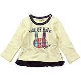 《秋冬春対応》 CHILD CHAMP(チャイルド チャンプ) 30/10裏毛うさぎアップリケトレーナー 120cm/IV NO.C-271037