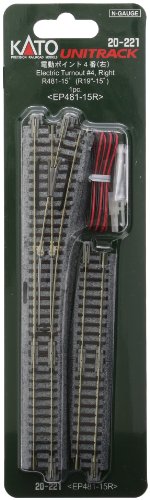"KATO N gauge electric point fourth right 20-221 model railroad supplies - Picture 1 of 1
