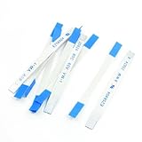 uxcell フレキシブルフラットケーブル 45mm x 0.5mm 6ピン FPC/ FFC フラットケーブル コネクタ