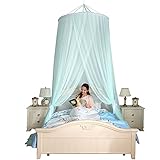 royal-ドームMosquito Net暗号化ThickeningホームダブルベッドExemptインストールからプリンセススタイルグリーン Top diameter 80cm