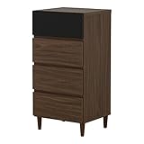 SATO(佐藤産業) チェスト ブラウン &amp;Lt商品外寸&amp;Gt幅44.5×奥行40×高さ90.5cm HM90-45H BR