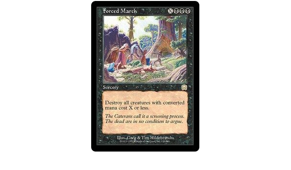 Amazon Co Jp マジック ザ ギャザリング 英語 メルカディアン マスクス 強行軍 Forced March ホビー 通販