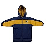 セントルイス・ラムズNFL Toddlersフード付きHeavyパーカージャケット、ネイビーブルー&ゴールド( 4t ,ネイビーブルー&ゴールド)