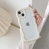 QLTYPRI iPhone 12ケース iPhone 12 Proケース クリア TPUカバー おしゃれ 韓国 可愛い 透明 薄型 軽量 耐衝撃 スマホケース ワイヤレス充電対応 ストラップホール付き アイフォン 12/12 Pro ケース 6.1インチ 対応 - イエロー