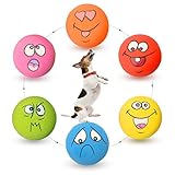 犬 おもちゃ 音の出る, 犬のおもちゃストレス解消, 小型犬に適用- 6点セット 平らな犬 おもちゃ ボール