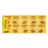 drillpro 10pcs dcmt070204 carbide inserts dcmt0702 carbide