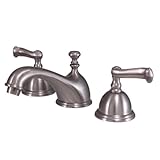 キングストン真鍮ks396 FL Royale Widespread洗面所蛇口 8-Inch Adjustable Center KS3968FL