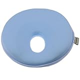 Topwon 8'' Infant Cradler Memory Foam Pillow Head-shaping Pillow (0-12 Months) Light Blue by Topwon