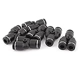 uxcell　空気圧クイック継手　パイプクイック　6mm - 6mm　Y字型　6個