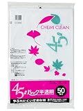 ケミカルジャパン ゴミ袋 ポリ袋 半透明 横65cm 縦80cm 厚さ0.02㎜ 容量表記あり 45L 10枚 分別回収に最適 CC-104HD