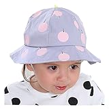 Sunworld　ベビー用ハット　キッズ　帽子　UVカット　子供サンバイザー　フィッシャーマンハット (ブルー)