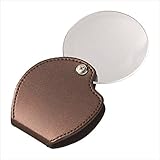 ポケットルーペIHL-3126 BR(ブラウン)／レンズ径62mm／倍率3.0倍／プラスチック製レンズ