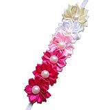 Ochine　新生児 赤ちゃん　ベビー キッズ ヘアバンド　新生児ヘアバンド　ガールズアバンド　出産祝い　赤ちゃんもオシャレに♪　リボン+エラスティック生地　弾力性　2種類選択 (＃A)