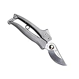 Dovewill 園芸　植物はさみ　植木鋏　剪定鋏　園芸用はさみ　高硬度　耐摩耗性　使いやすい　４色選べ - グレー, 267x86x26mm