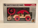 NHL赤ちゃんの最初トイパックWooden Rattle andプッシュ& Pull Toy Set Chicago Blackhawks