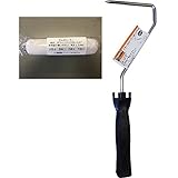 スモールローラー用ハンドルショート1本+マルチローラーホワイトftスモール6インチ10本セット