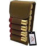 【TAILOR JAPAN】ショットシェルホルダー ショットガン シェルホルダー シェルポーチ シェルホルスター シェルケース サバゲー 猟銃 散弾銃 競技 ＭＯＬＬＥ対応 防水 16本収納 厳選高級ナイロン仕様 (タンカラー)