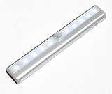 e-bro LEDライトバーモーションセンサー検出器ナイトライトクローゼットキャビネット下Night Light – 電池式